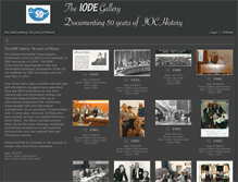 Tablet Screenshot of gallery.iode.org